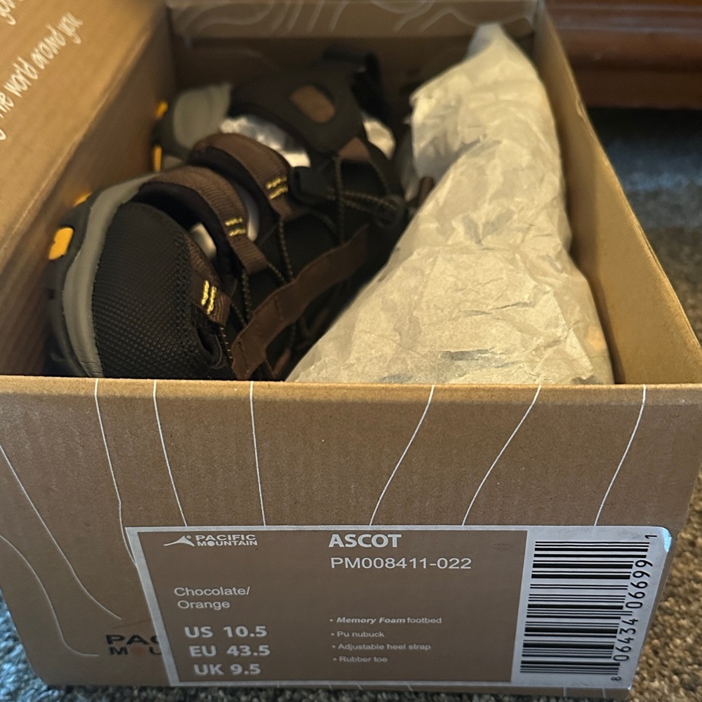 Pacific Mountain Ascot Hiking Shoes - Men’s Size 10.5